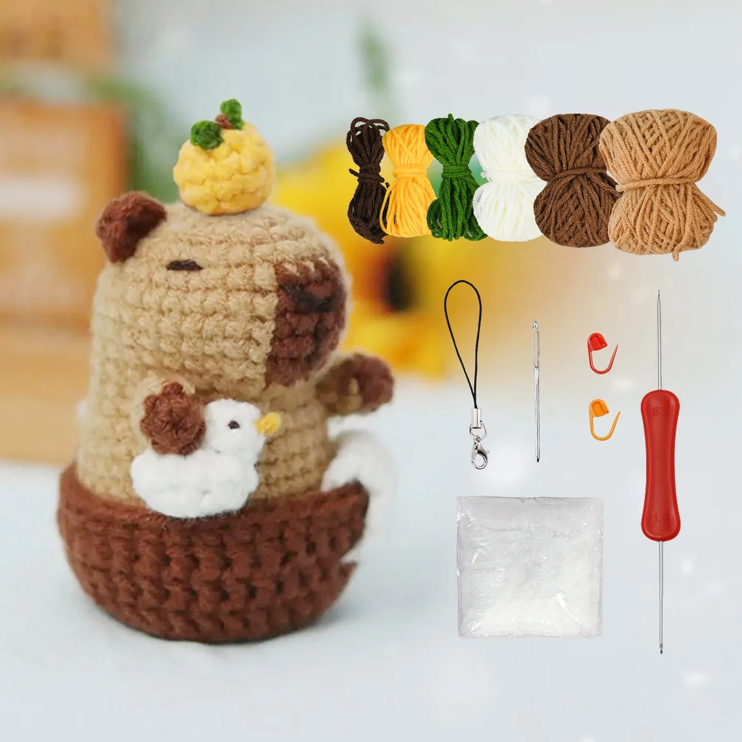 Capybara Crochet Kit