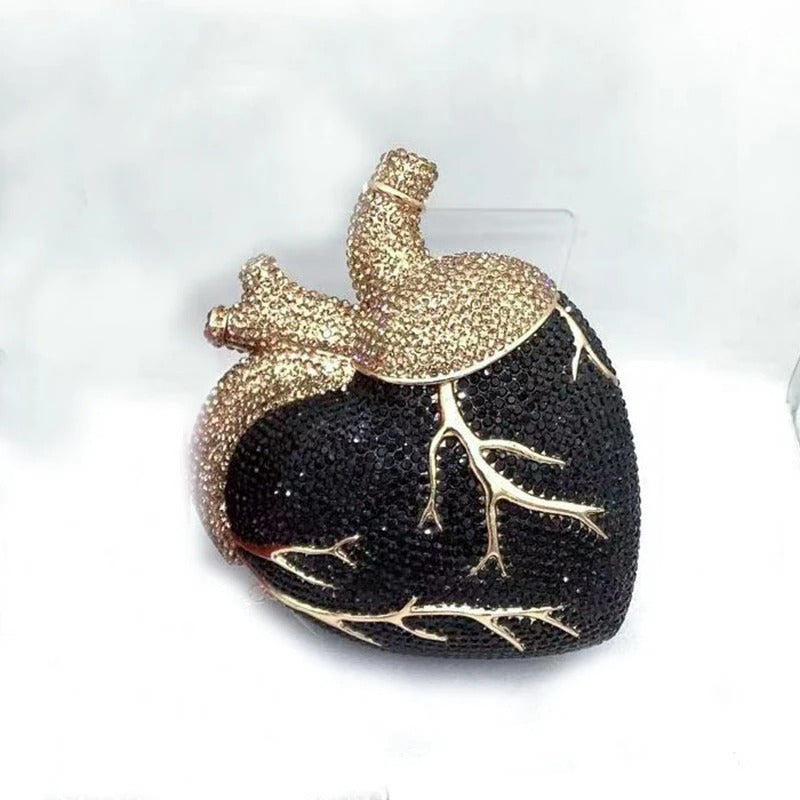 Heart-Shaped Clutch Purse
