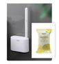 Disposable Toilet Brush with Cleaning Liquid (One Set)