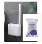 Disposable Toilet Brush with Cleaning Liquid (One Set)