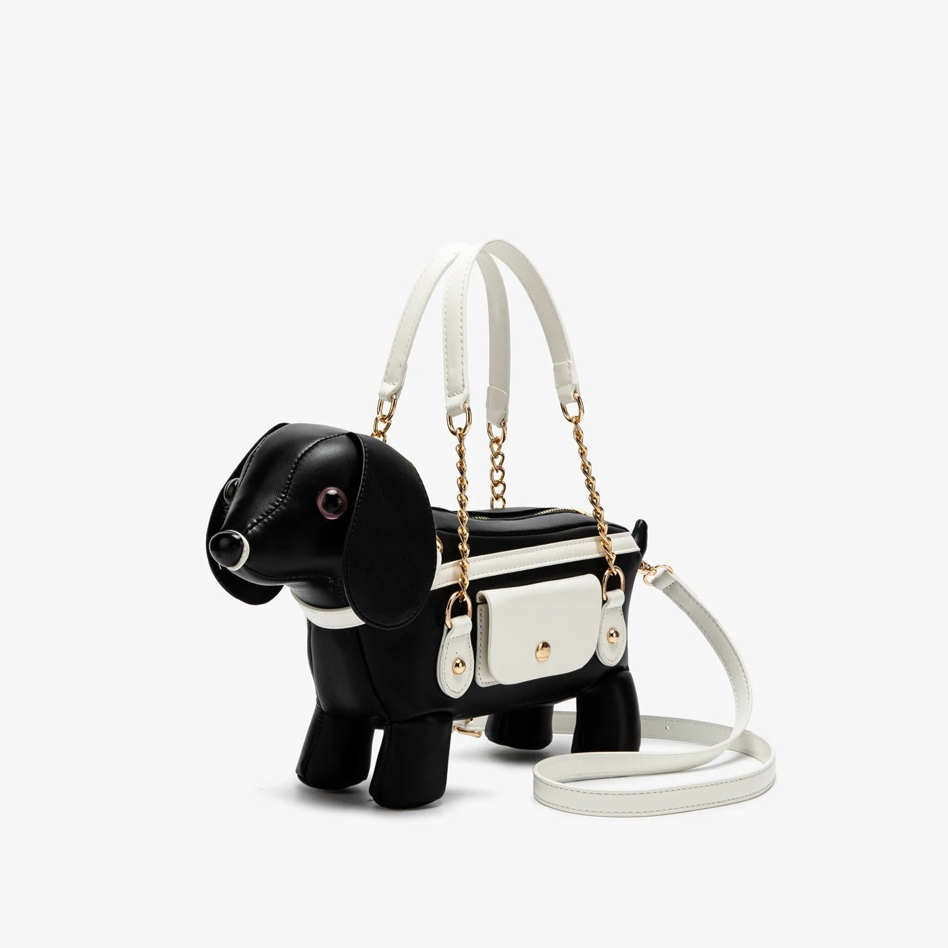 Puppy-Shaped Clutch Bag.