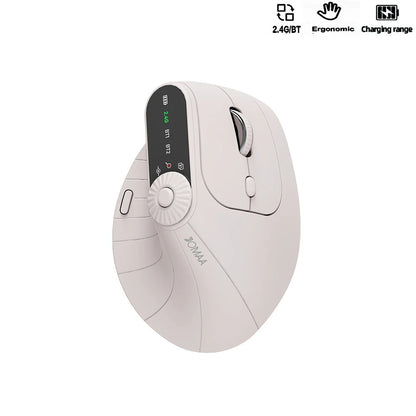 Vertical Ergonomic Mouse with Adjusting Knob