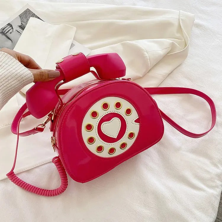 Telephone-Shaped Purse