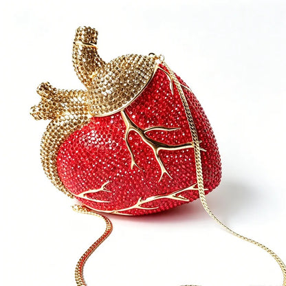 Heart-Shaped Clutch Purse