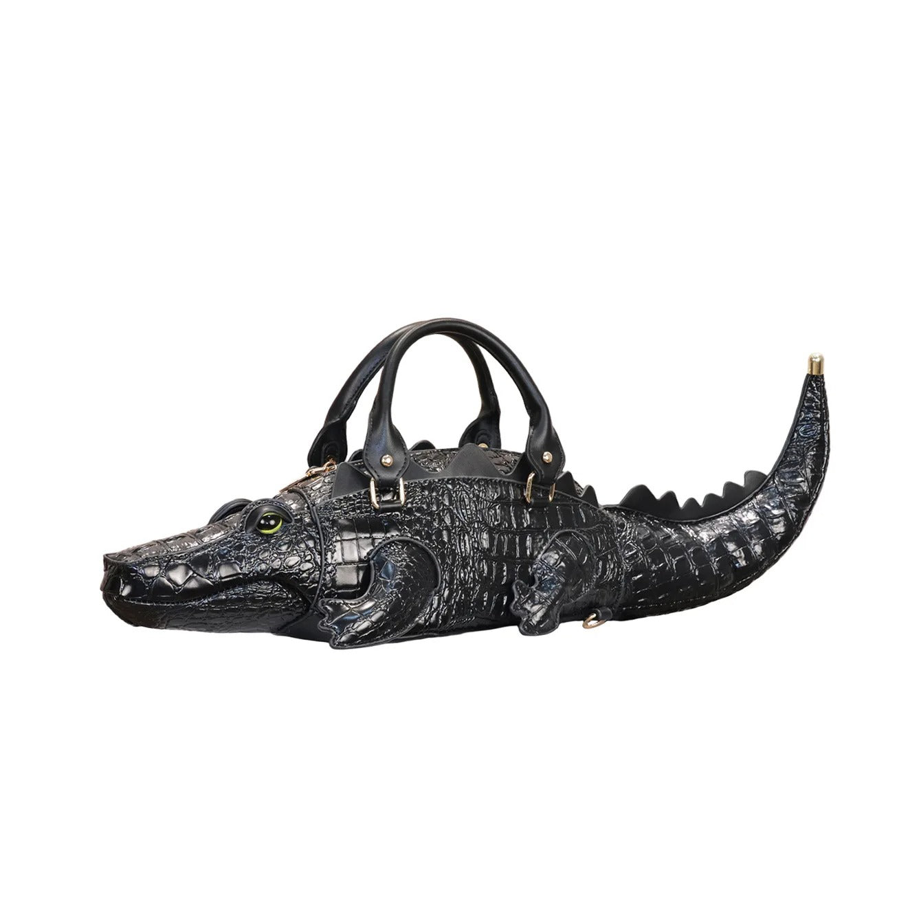 Crocodile-Shaped Handbag