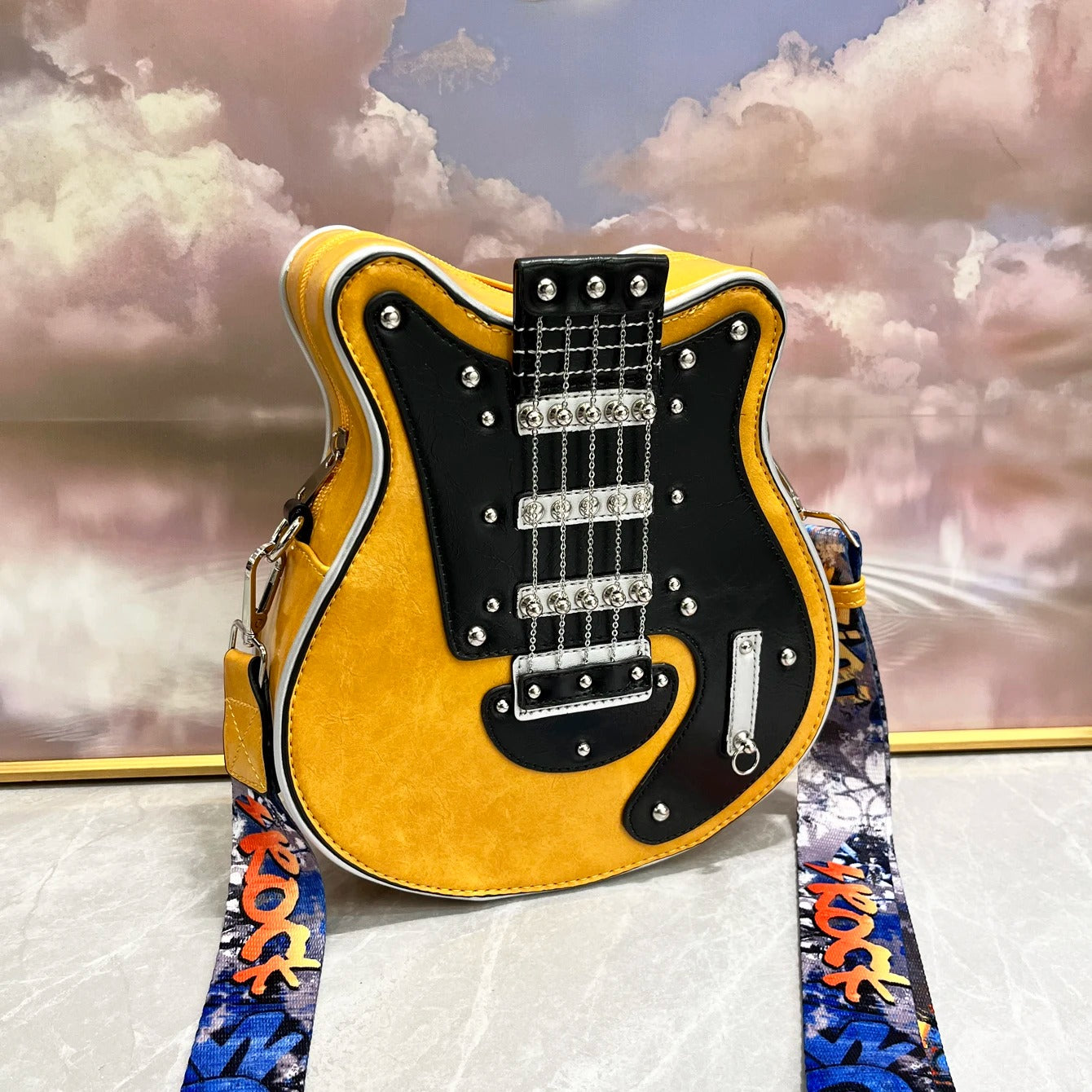 Guitar-Shaped Bag