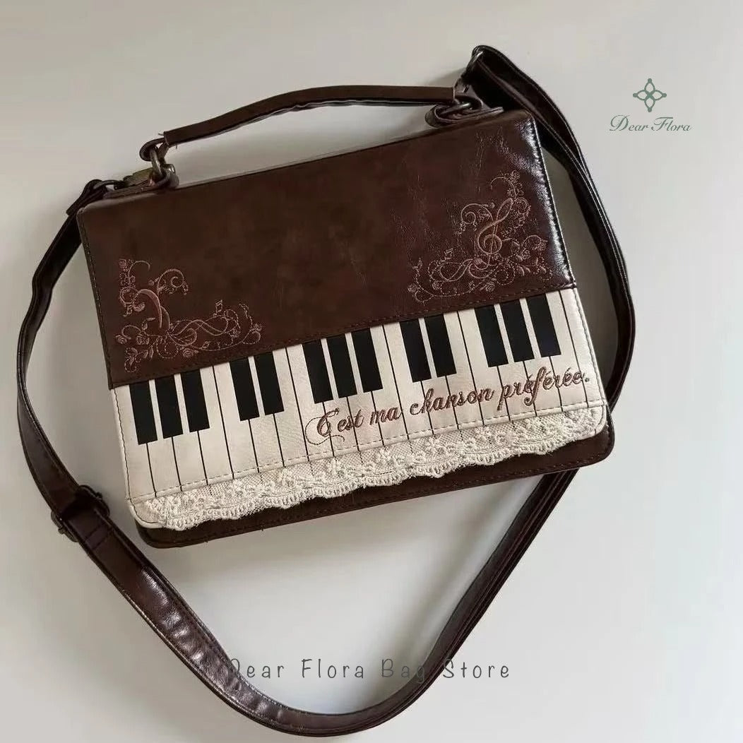 Vintage Piano Covertible Bag