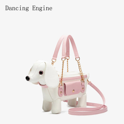 Puppy-Shaped Clutch Bag.