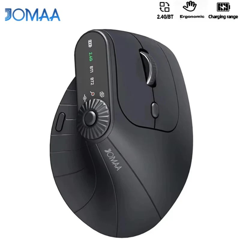 Vertical Ergonomic Mouse with Adjusting Knob