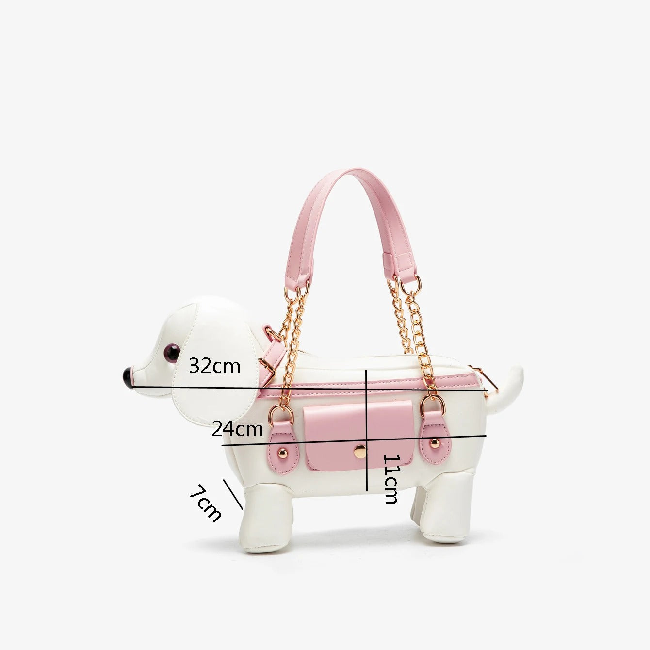 Puppy-Shaped Clutch Bag.
