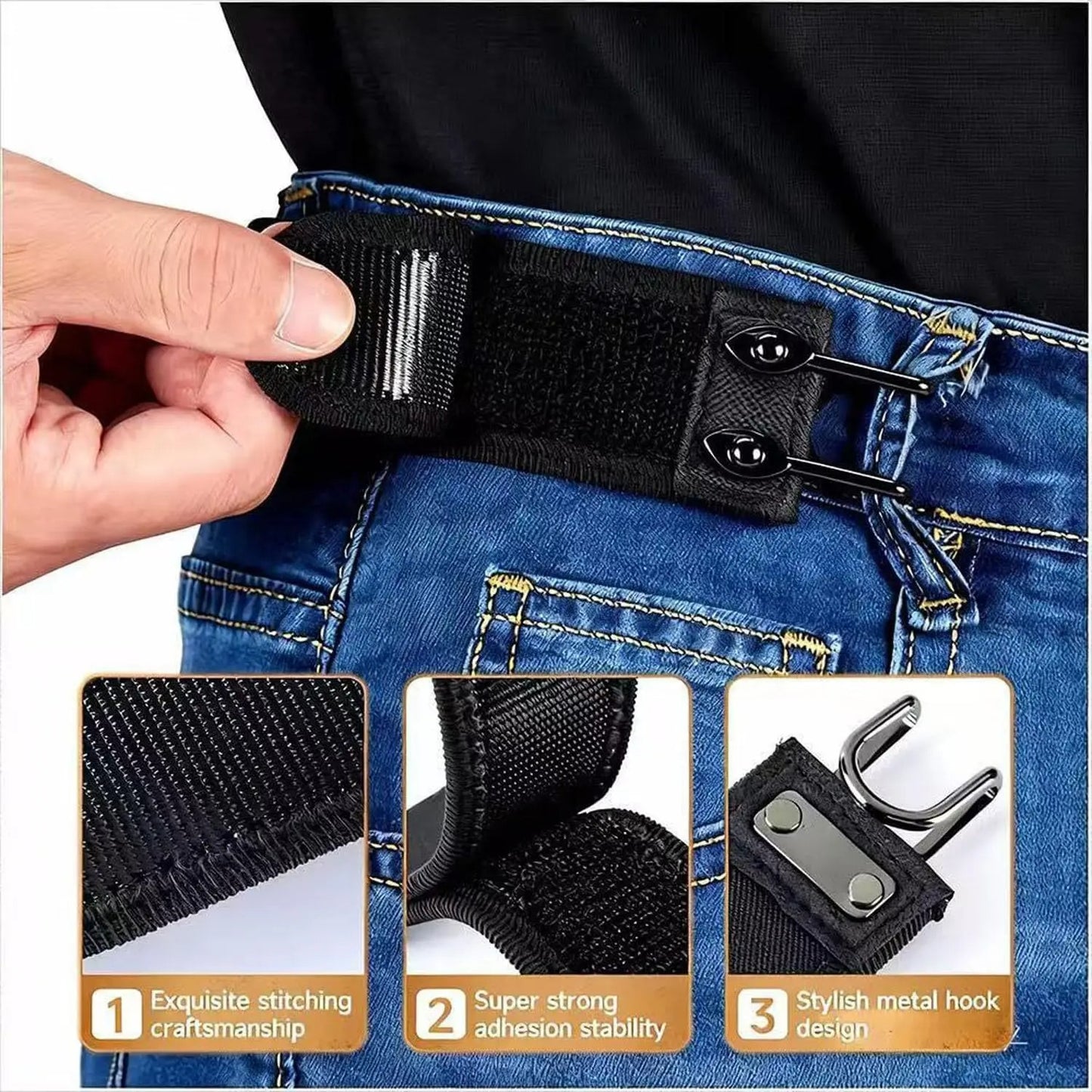 No Buckle Elastic Tool Belt