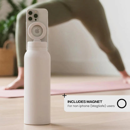 Insulated Water Bottle with Magnetic Phone Mount