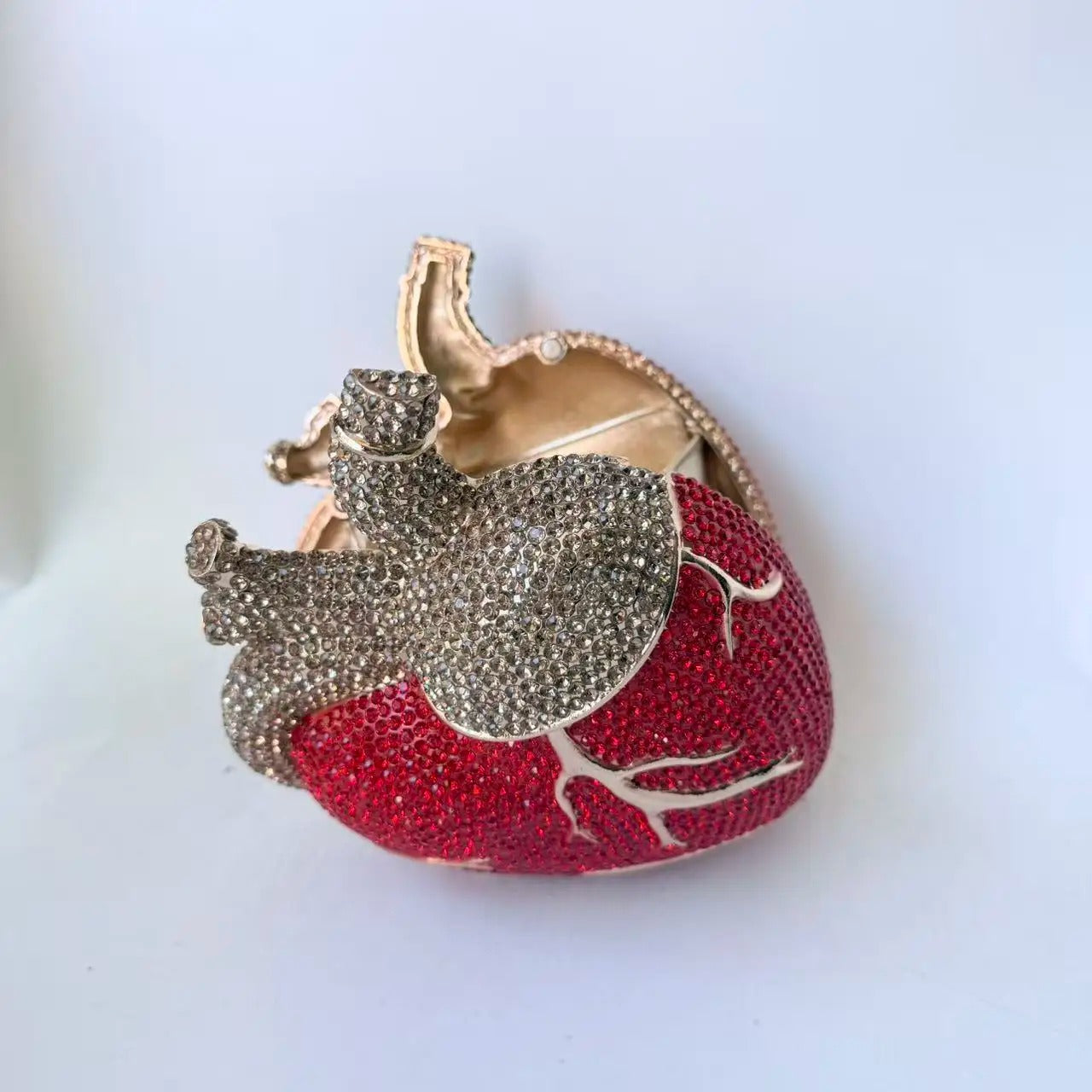 Heart-Shaped Clutch Purse