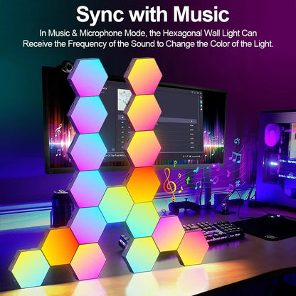 Hexagonal Led Wall Light