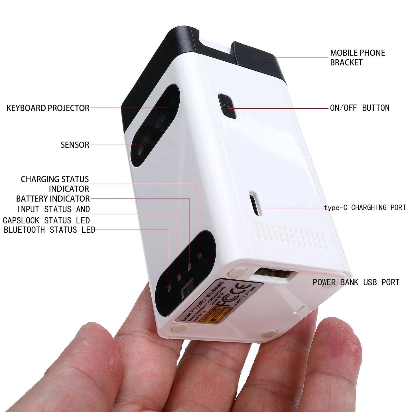 Laser Projection Virtual Keyboard