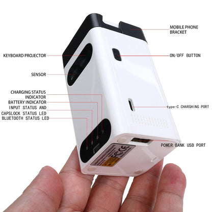 Laser Projection Virtual Keyboard