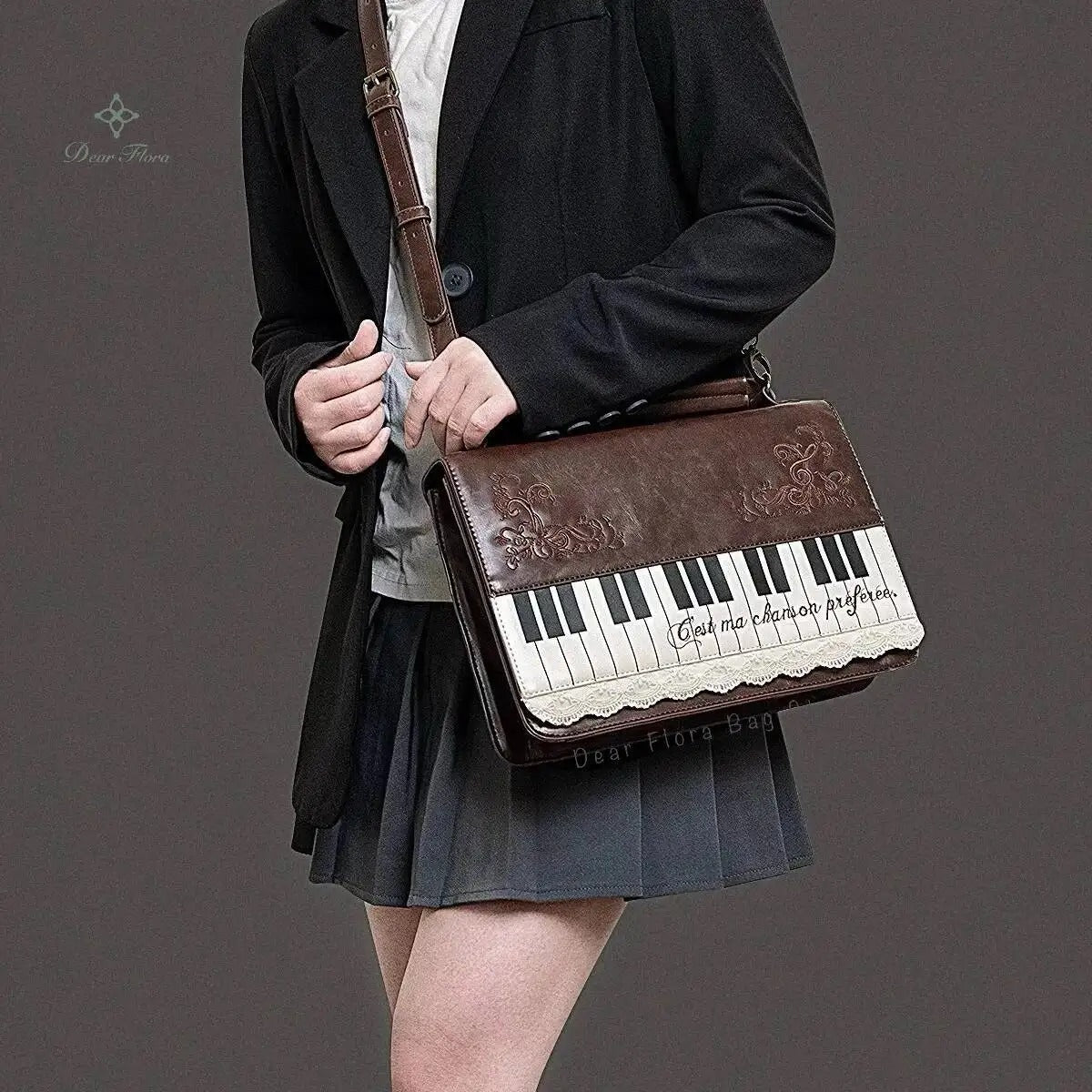 Vintage Piano Covertible Bag
