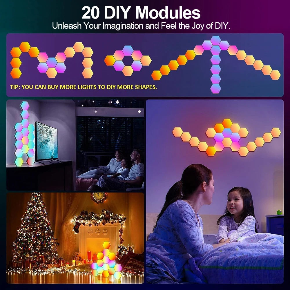 Hexagonal Led Wall Light