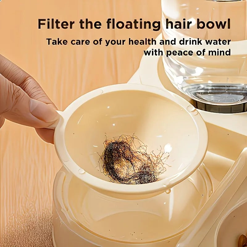 Mini 2-in-1 Pet Feeder & Water Dispenser