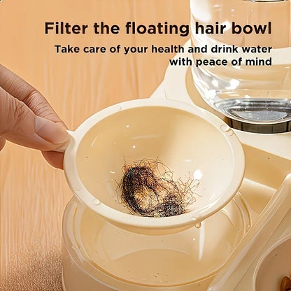 Mini 2-in-1 Pet Feeder & Water Dispenser