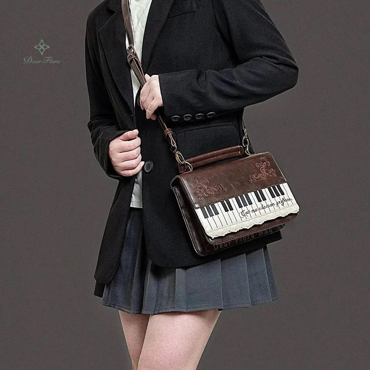 Vintage Piano Covertible Bag