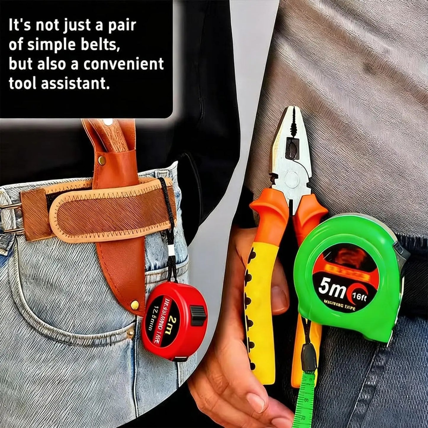 No Buckle Elastic Tool Belt
