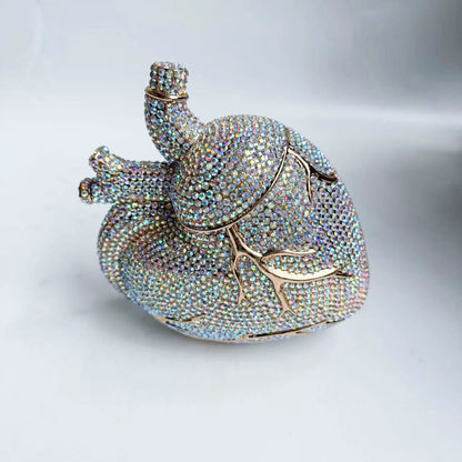 Heart-Shaped Clutch Purse