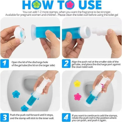 Scented Toilet Bowl Gel Stamps
