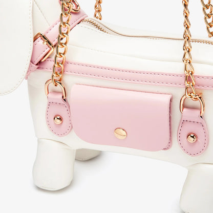 Puppy-Shaped Clutch Bag.