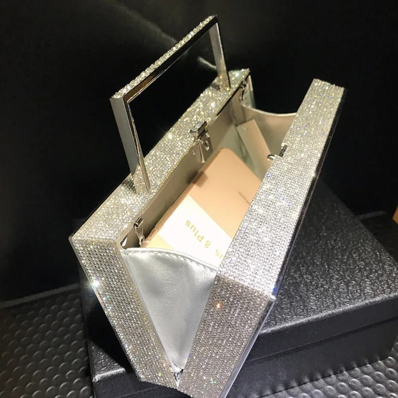 Diamond Radio Clutch Bag