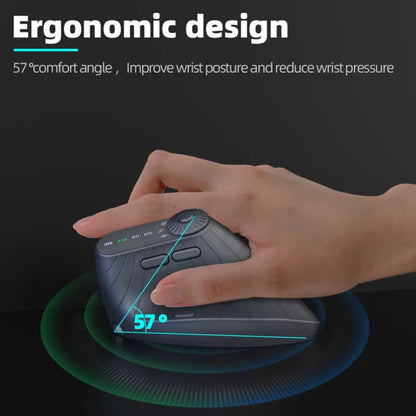 Vertical Ergonomic Mouse with Adjusting Knob