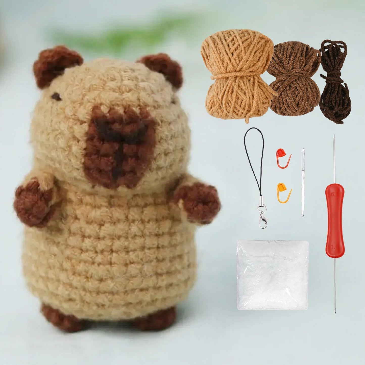 Capybara Crochet Kit