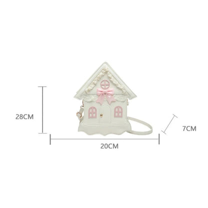 Lolita House-Shaped Zipper Bag