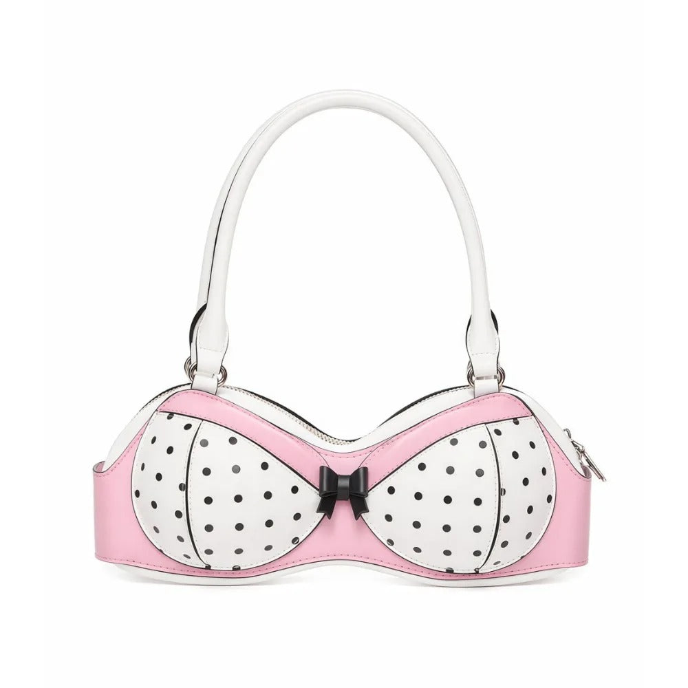Polka Dot Bra Shoulder Bag