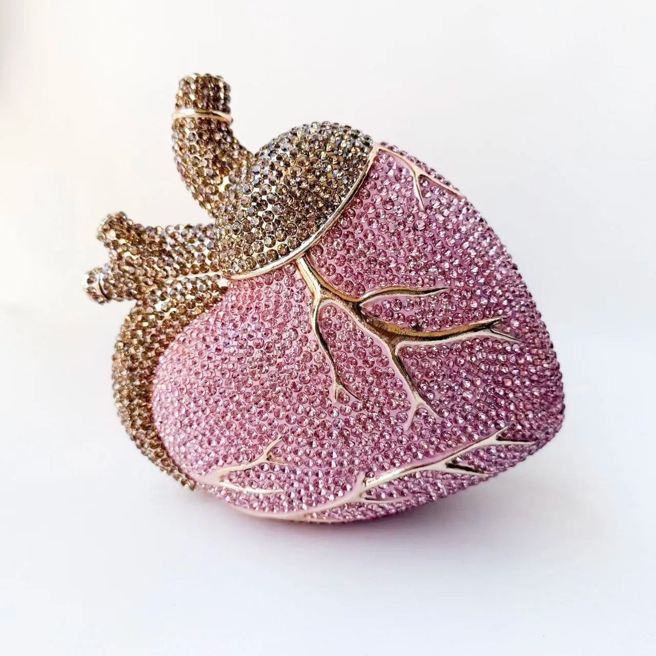 Heart-Shaped Clutch Purse