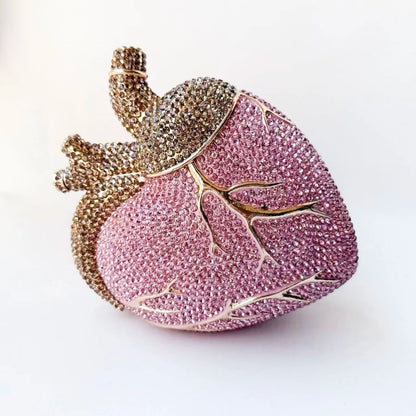 Heart-Shaped Clutch Purse