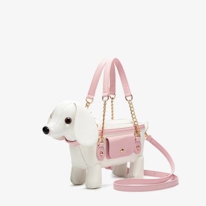 Puppy-Shaped Clutch Bag.