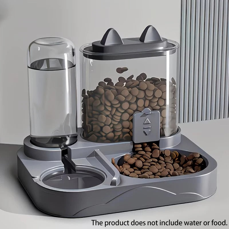 Mini 2-in-1 Pet Feeder & Water Dispenser