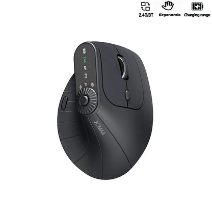 Vertical Ergonomic Mouse with Adjusting Knob