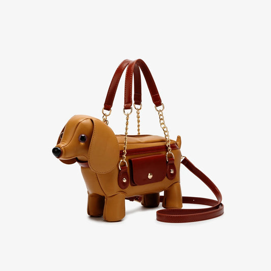 Puppy-Shaped Clutch Bag.
