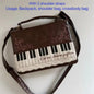 Vintage Piano Covertible Bag