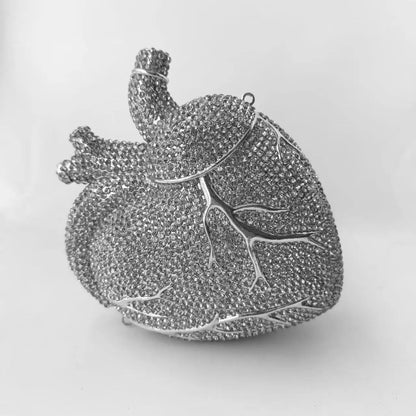 Heart-Shaped Clutch Purse