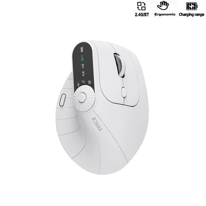 Vertical Ergonomic Mouse with Adjusting Knob