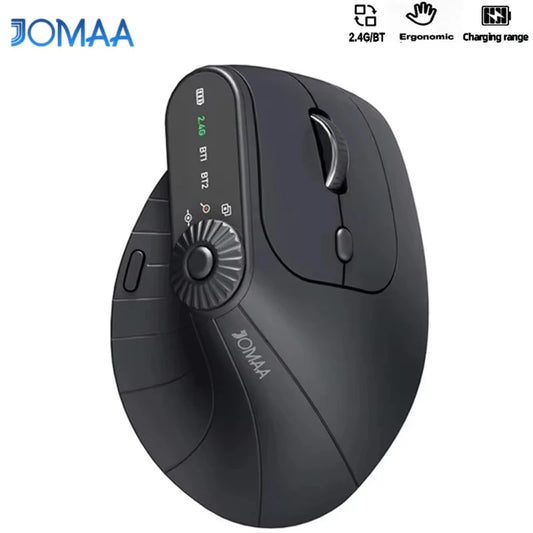 Vertical Ergonomic Mouse with Adjusting Knob